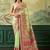 Floral embroidered pashmina handloom kanjeevaram saree