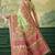 Floral embroidered pashmina handloom kanjeevaram saree