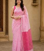 Woven design handloom kanjeevaram saree