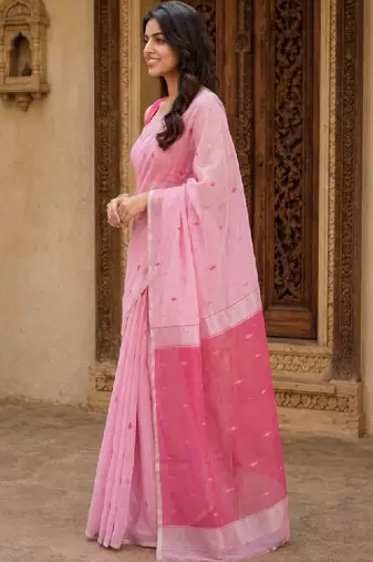 Woven design handloom kanjeevaram saree