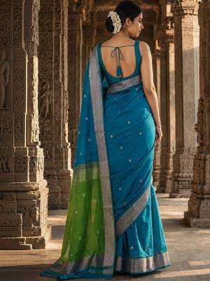Woven design zari designer kanjeevaram saree 3