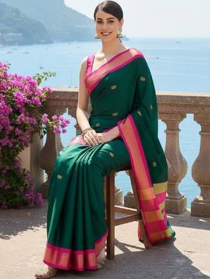 Zari pure cotton kanjeevaram saree 1