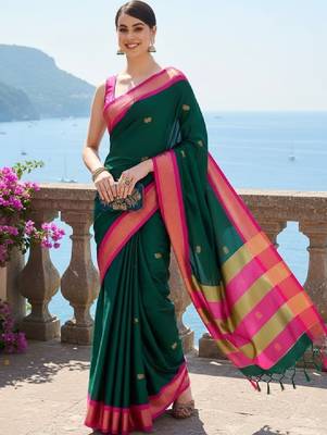 Zari pure cotton kanjeevaram saree 2