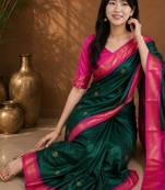 Zari pure cotton kanjeevaram saree