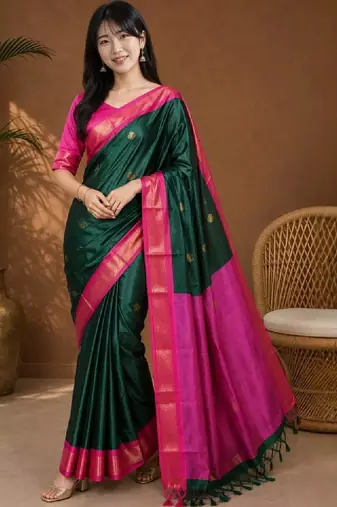 Zari pure cotton kanjeevaram saree
