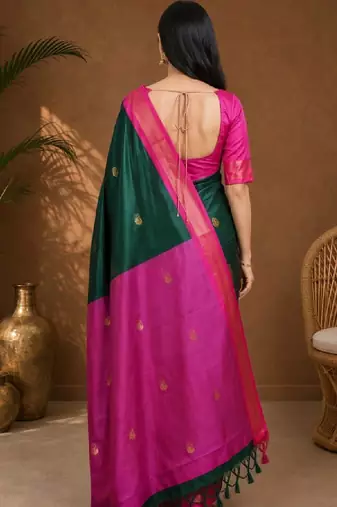 Zari pure cotton kanjeevaram saree