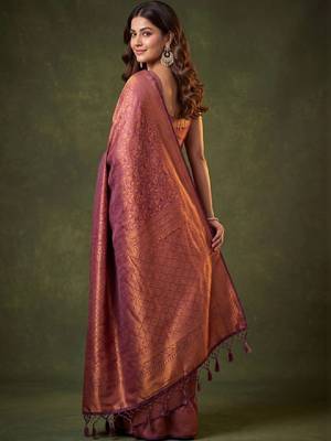 Woven design zari art silk kanjeevaram saree 2