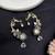 Kundan Green Stone Ear Cuff Earrings, Indian Bridal Jewelry, Floral Ear Climbers