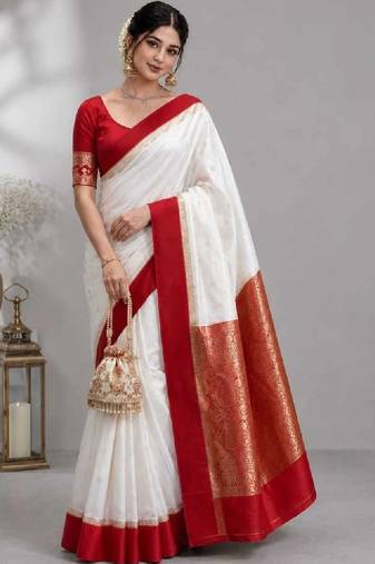 Zari art silk kanjeevaram women saree