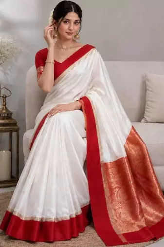 Zari art silk kanjeevaram women saree