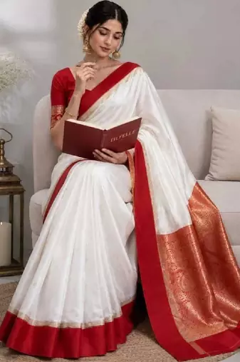 Zari art silk kanjeevaram women saree