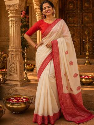 Floral designer kanjeevaram saree 1
