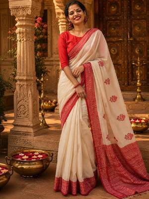 Floral designer kanjeevaram saree 2