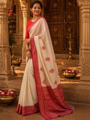 Floral designer kanjeevaram saree 3