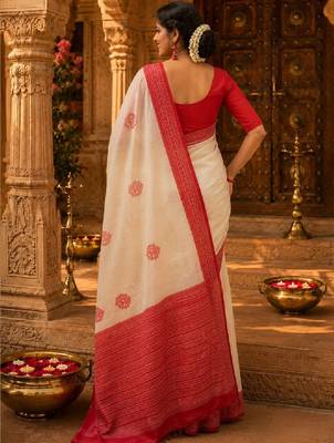 Floral designer kanjeevaram saree 4