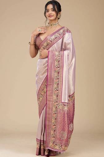 Woven design zari art silk kanjeevaram saree