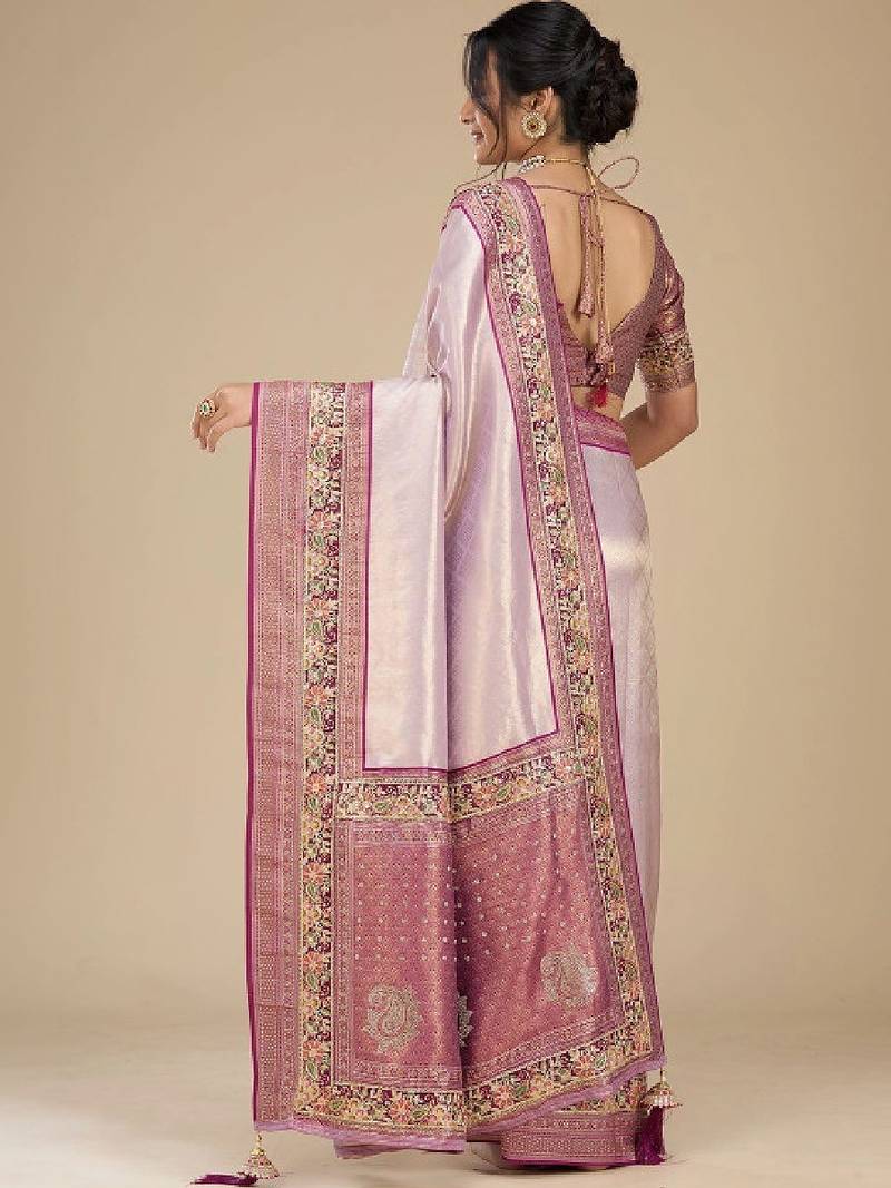 Woven design zari art silk kanjeevaram saree