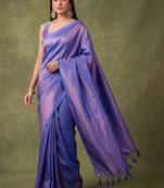 Woven design zari art silk kanjeevaram saree
