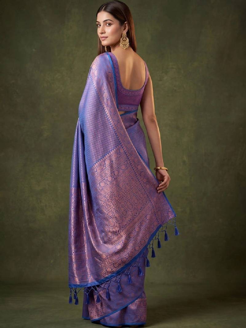 Woven design zari art silk kanjeevaram saree