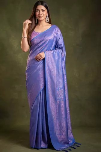Woven design zari art silk kanjeevaram saree