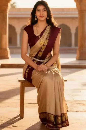 Zari pure cotton kanjeevaram saree
