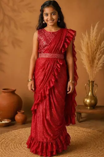 Dhoti kanjeevaram saree