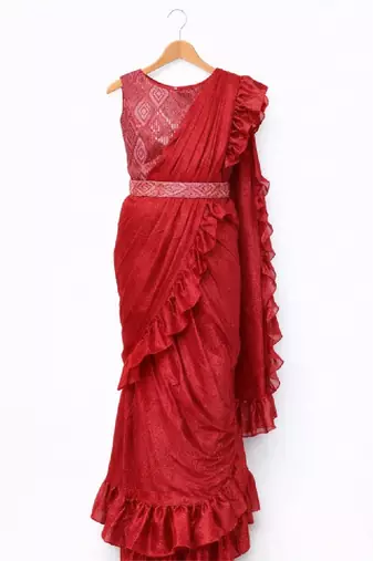 Dhoti kanjeevaram saree
