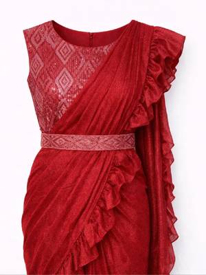 Dhoti kanjeevaram saree 4