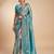 Blue kanjivaram woven design sarees with blouse piece unstiched blouse