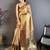 Woven design zari silk blend kanjeevaram saree