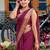 Woven design zari silk blend kanjeevaram saree