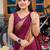 Woven design zari silk blend kanjeevaram saree