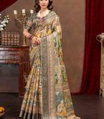 Ethnic motifs zari designer kanjeevaram saree