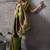 Green premium kanjivaram silk meenakari woven saree with tassel pallu