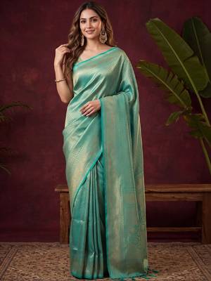 Woven design zari art silk kanjeevaram saree 3