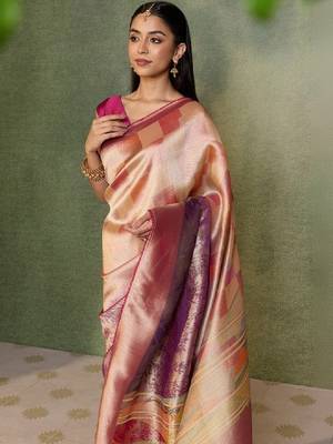 Woven design zari kanjeevaram saree 4