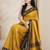 Woven design zari pure cotton fusion kanjeevaram saree