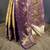 Ethnic motifs zari silk blend designer kanjeevaram saree