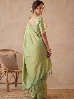 Woven design zari art silk kanjeevaram saree 2