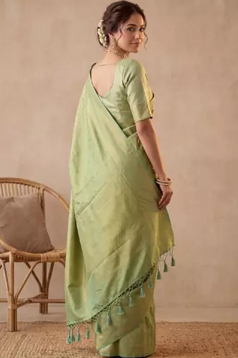 Woven design zari art silk kanjeevaram saree