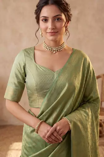 Woven design zari art silk kanjeevaram saree