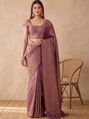 Woven design zari art silk kanjeevaram saree 3