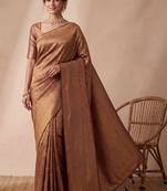 Woven design zari art silk kanjeevaram saree