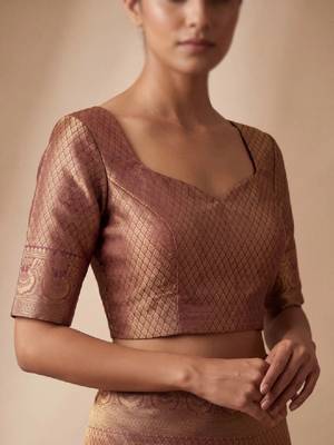Woven design zari art silk kanjeevaram saree 4