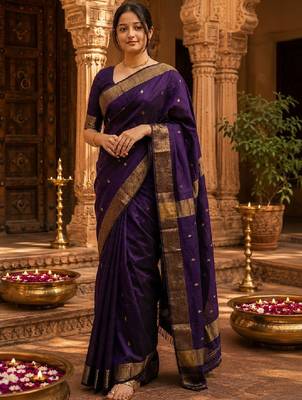 Woven design zari designer kanjeevaram saree 1