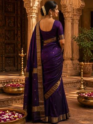 Woven design zari designer kanjeevaram saree 3