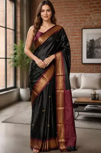 Zari pure cotton kanjeevaram saree