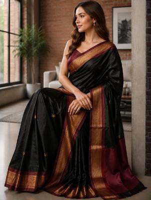 Zari pure cotton kanjeevaram saree 2
