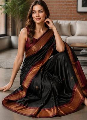 Zari pure cotton kanjeevaram saree 3