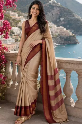 Pure cotton kanjeevaram saree